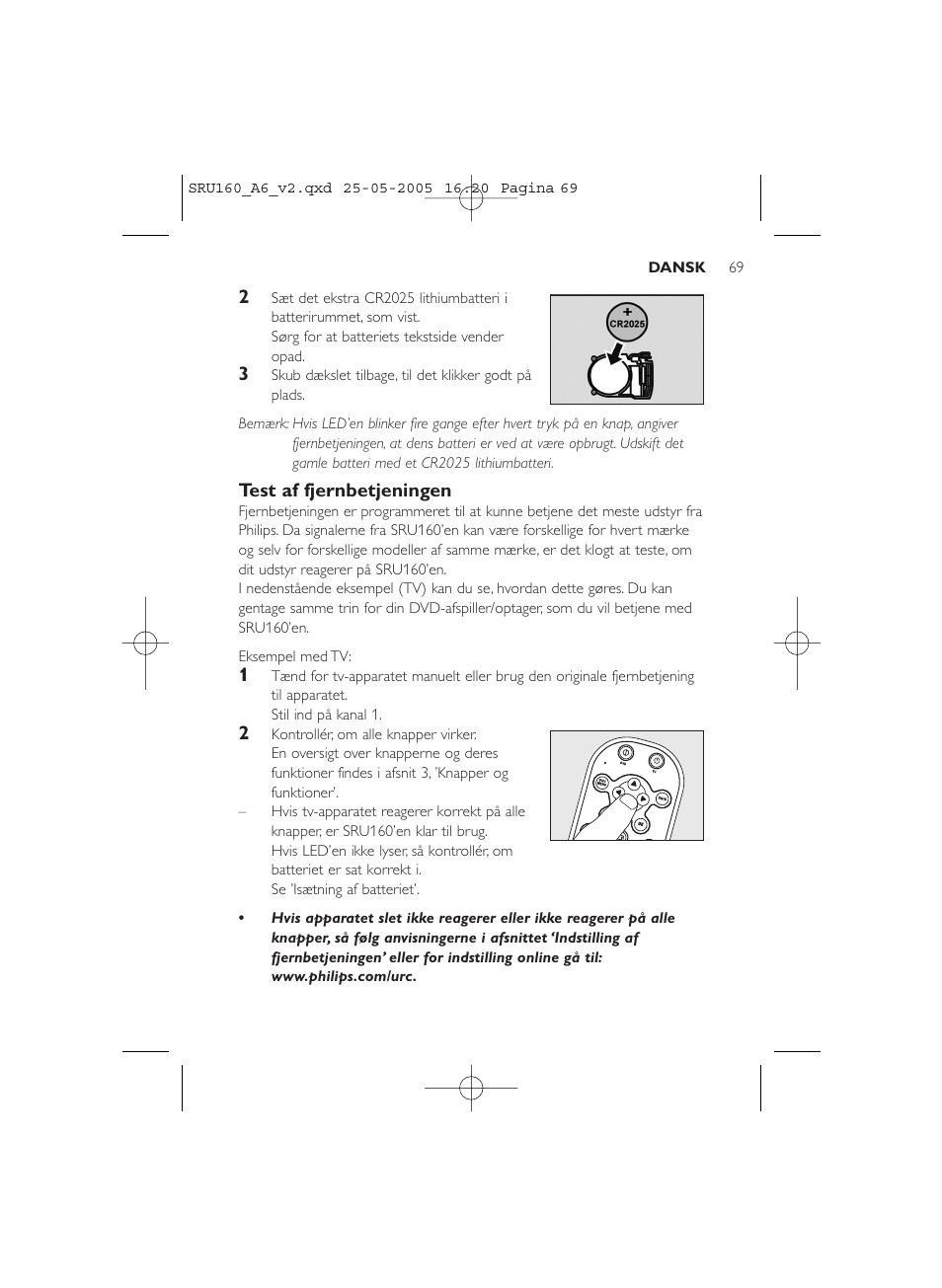 Philips Mando a distancia universal User Manual | Page 69 / 112