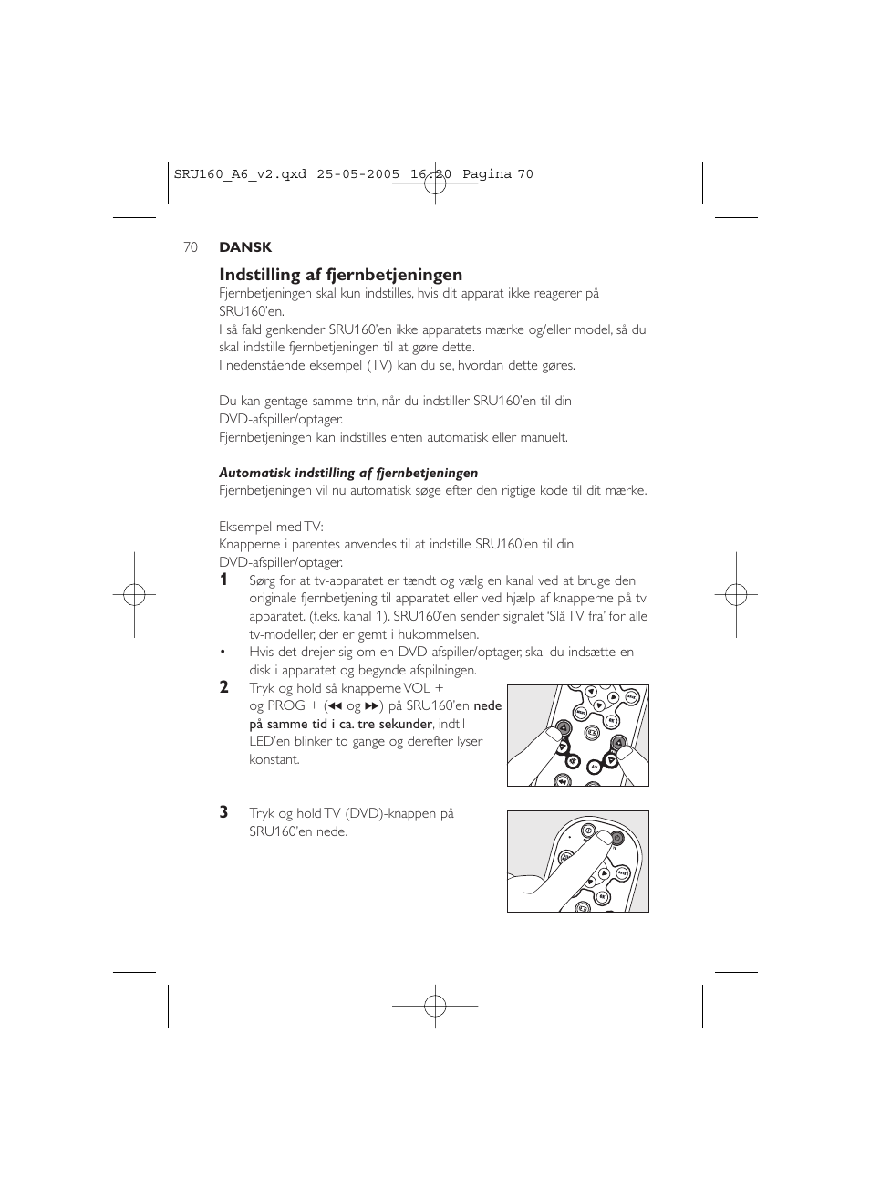 Philips Mando a distancia universal User Manual | Page 70 / 112