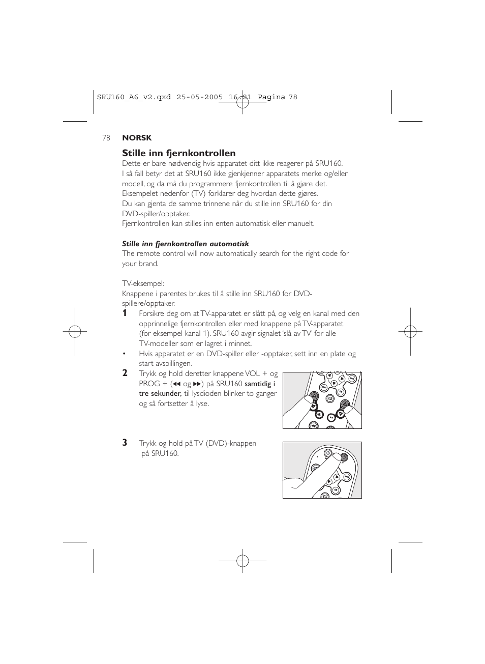 Philips Mando a distancia universal User Manual | Page 78 / 112