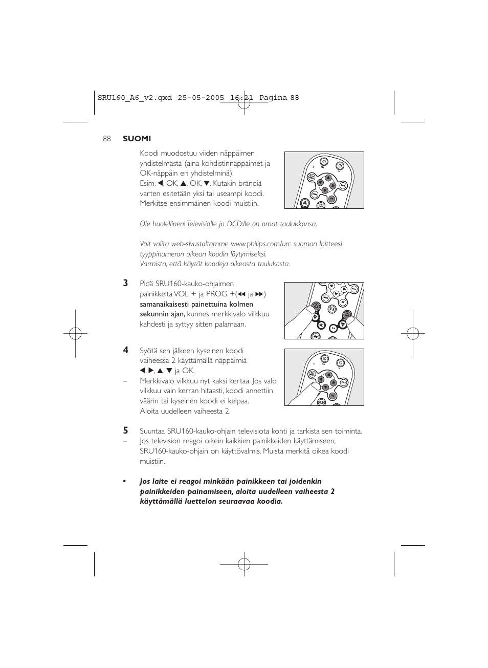 Philips Mando a distancia universal User Manual | Page 88 / 112