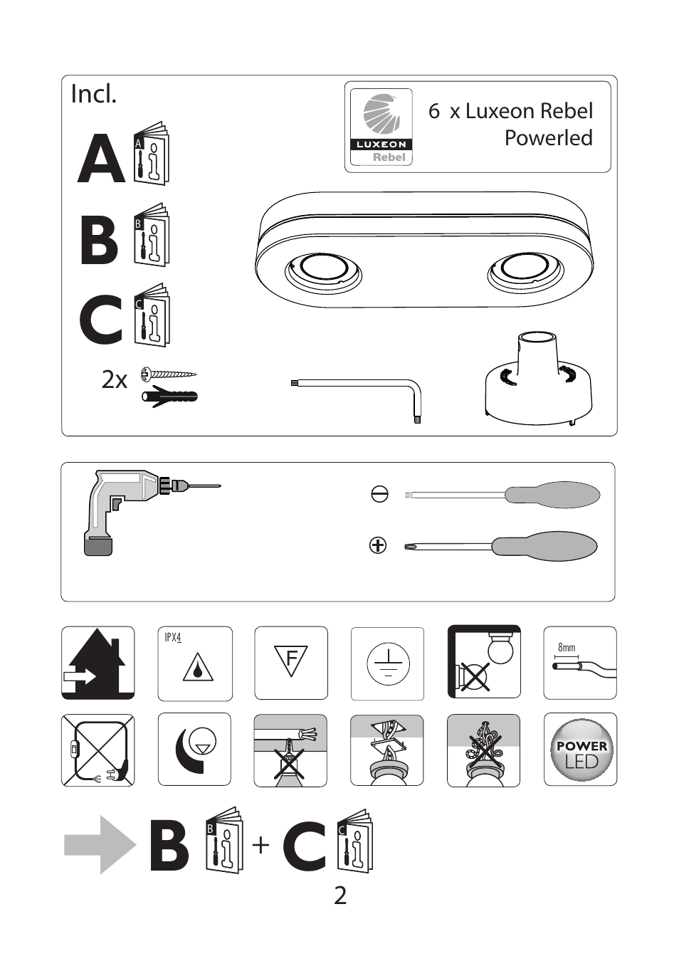 Philips InStyle Plafón User Manual | Page 2 / 8