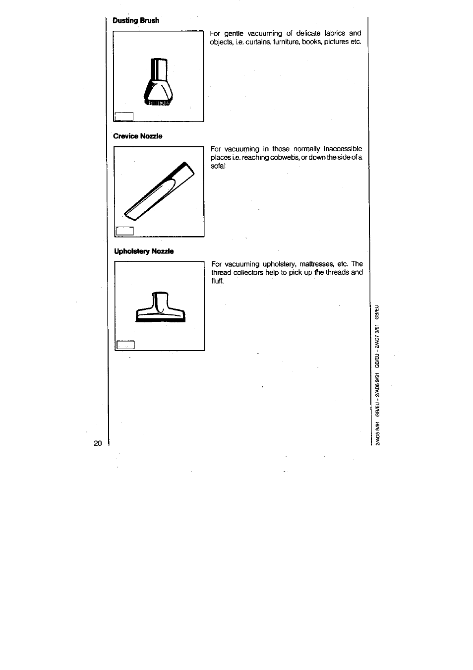 AEG VAMPYR 831I User Manual | Page 8 / 16