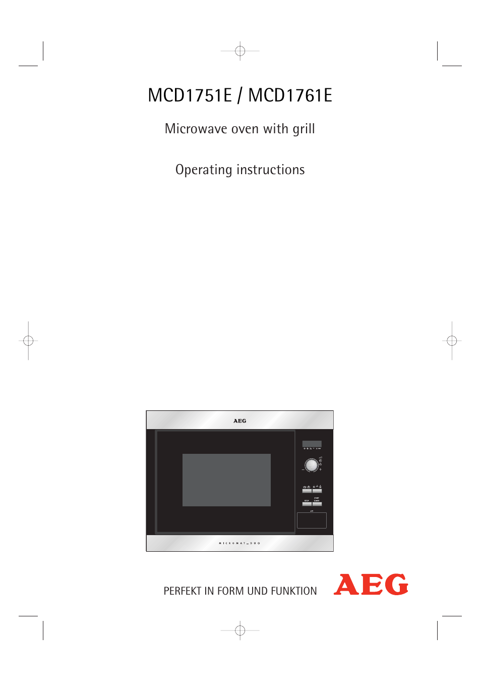 AEG MCD1751E User Manual | 48 pages