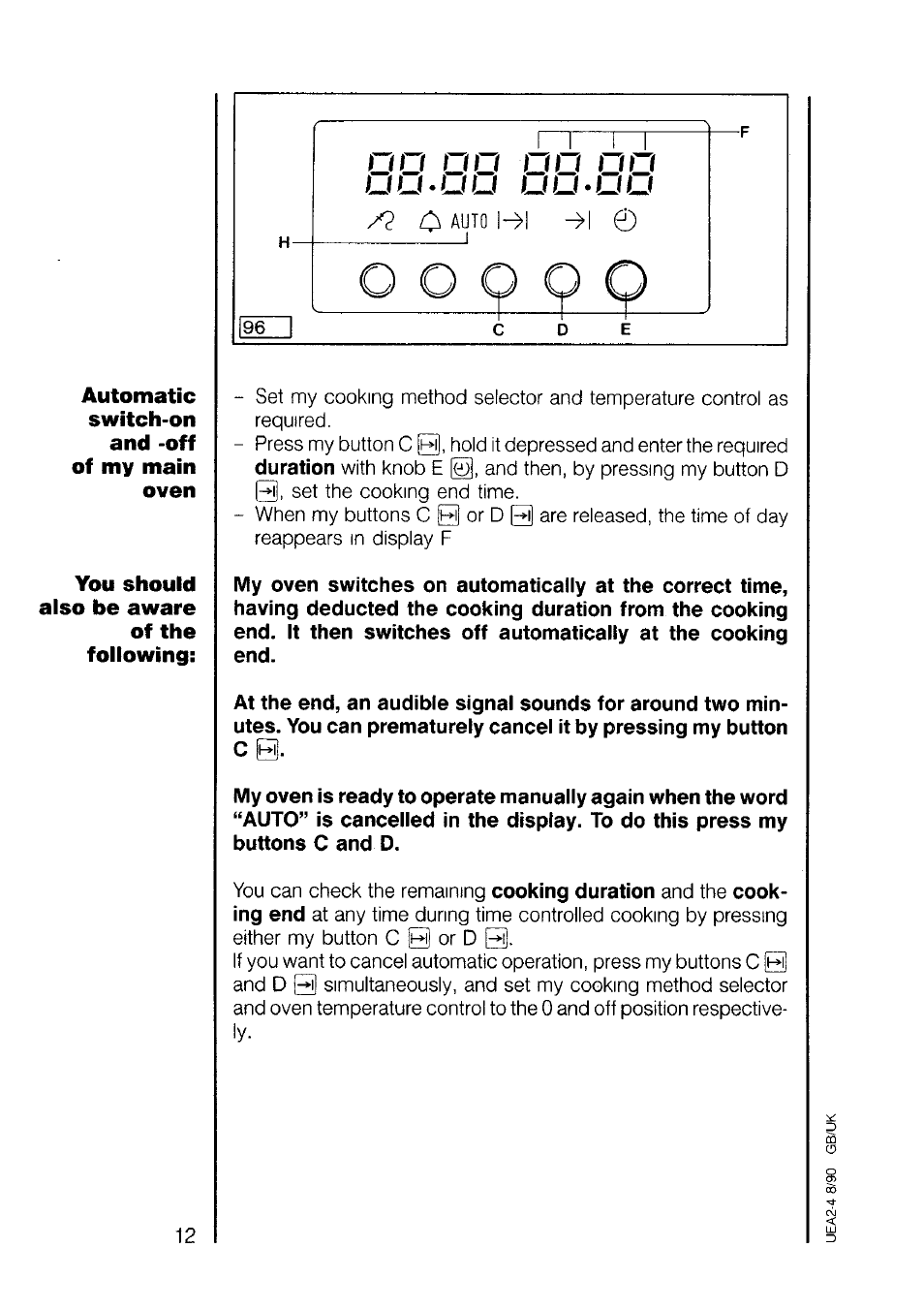 AEG 7658B User Manual | Page 12 / 39
