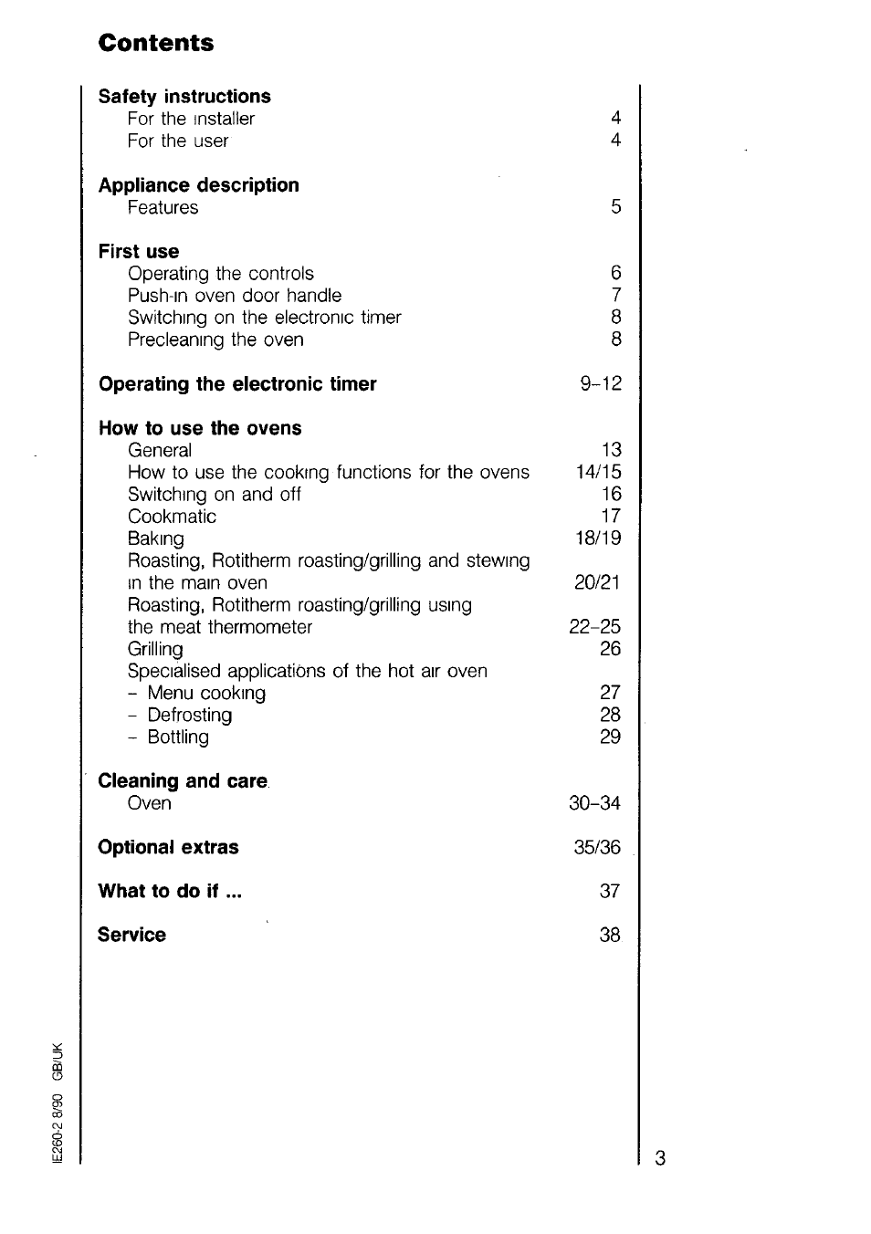 AEG 7658B User Manual | Page 3 / 39