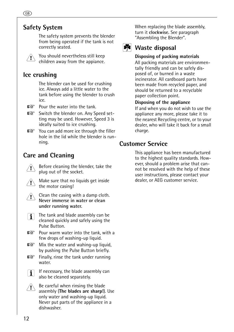 AEG M 2600 User Manual | Page 6 / 12