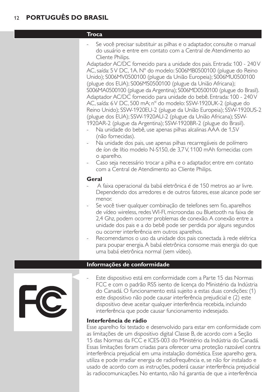 Philips AVENT Vigilabebés con vídeo digital User Manual | Page 12 / 22