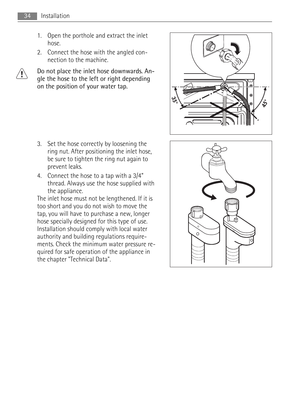 AEG 73742 User Manual | Page 34 / 40