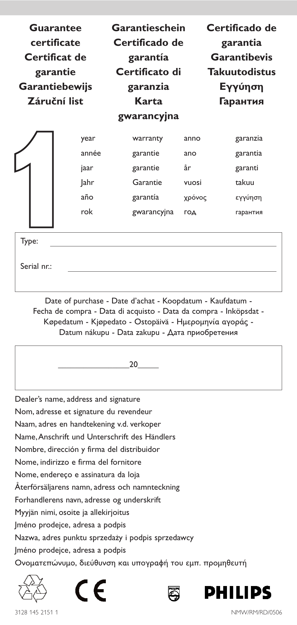 Philips Mando a distancia universal User Manual | Page 132 / 132