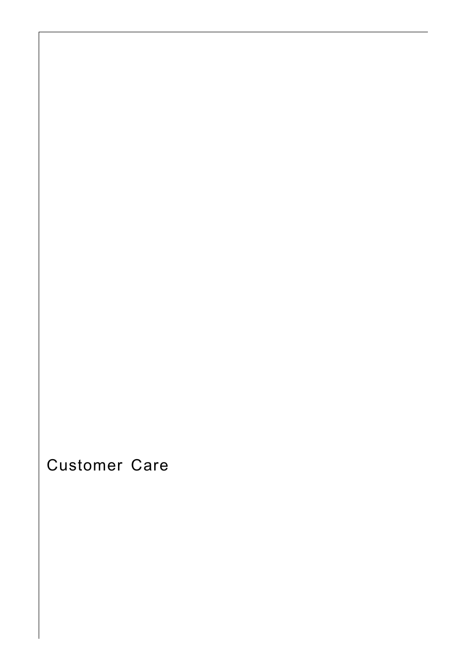 Help us to help you, Customer care, Service and spare parts | AEG 222D User Manual | Page 18 / 20