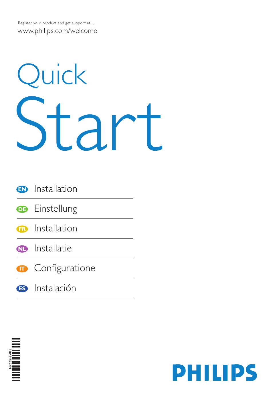 Philips TV LCD User Manual | 12 pages