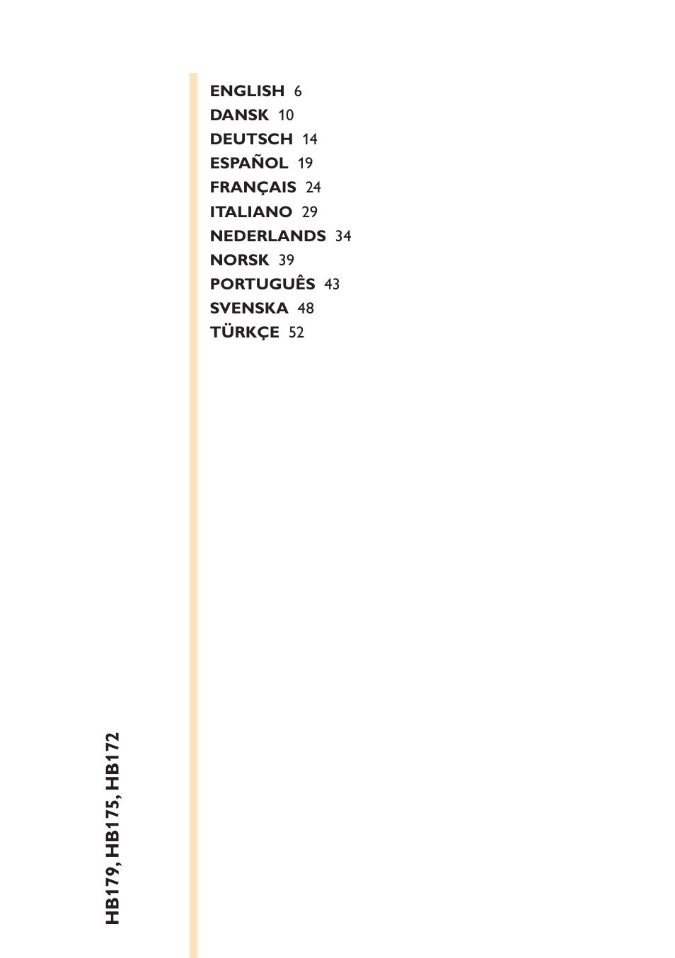 Philips Solárium facial User Manual | Page 5 / 56
