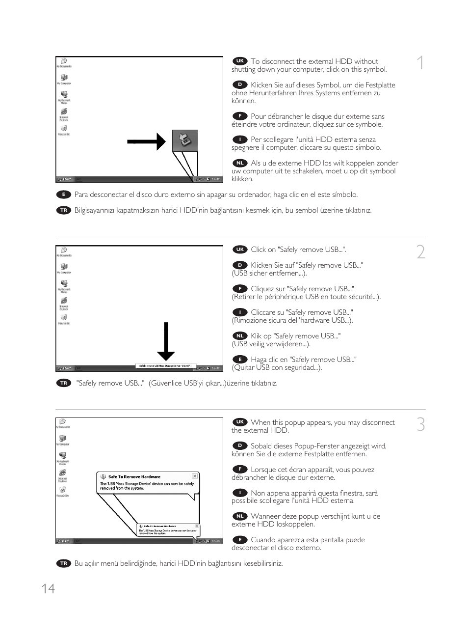 Philips Disco duro externo User Manual | Page 14 / 68