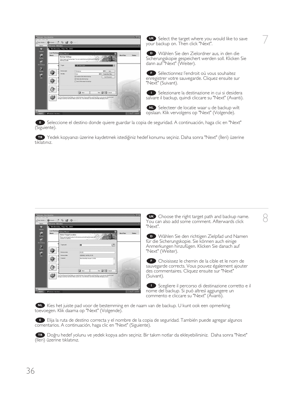 Philips Disco duro externo User Manual | Page 36 / 68