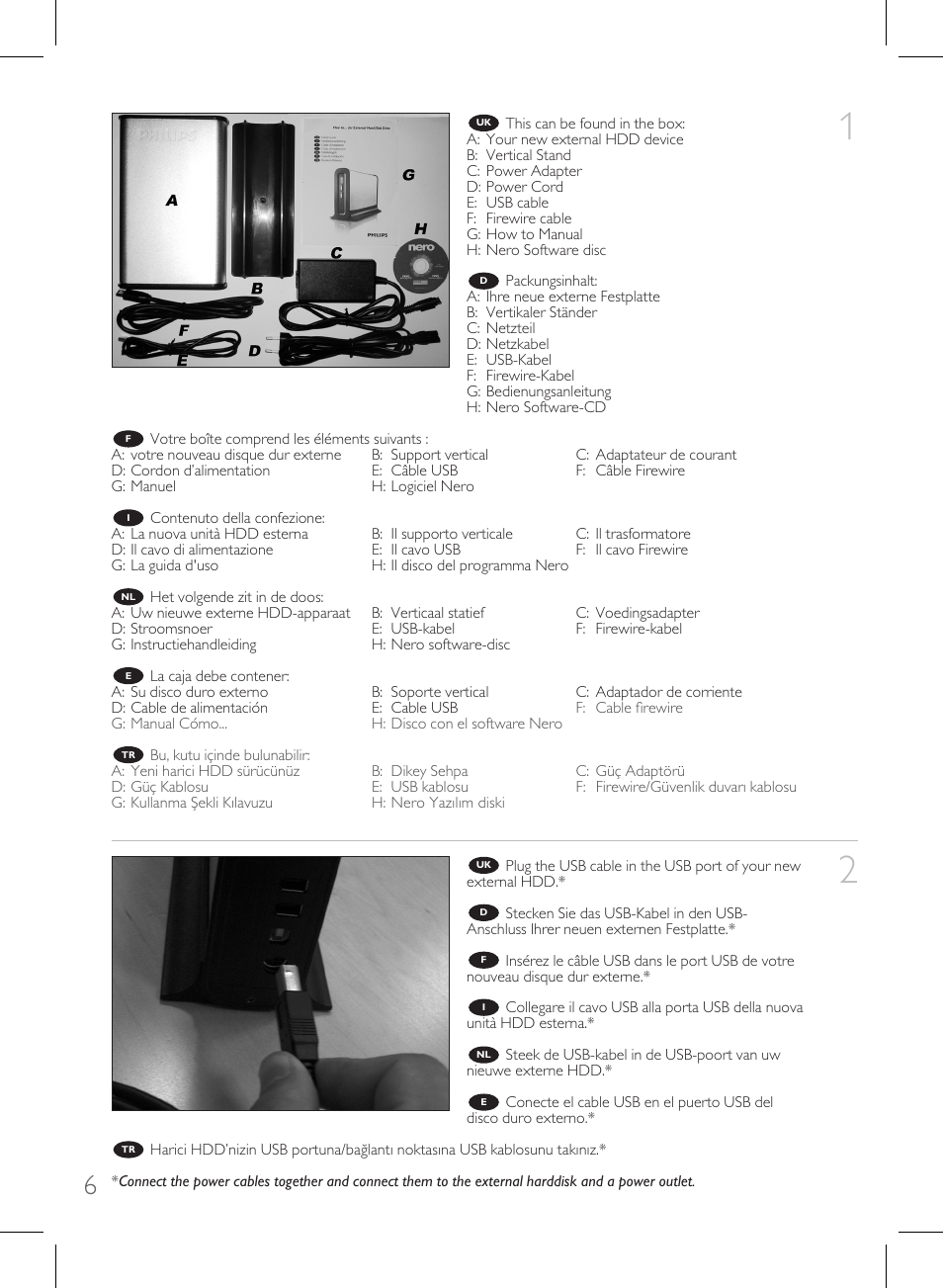 Philips Disco duro externo User Manual | Page 6 / 68