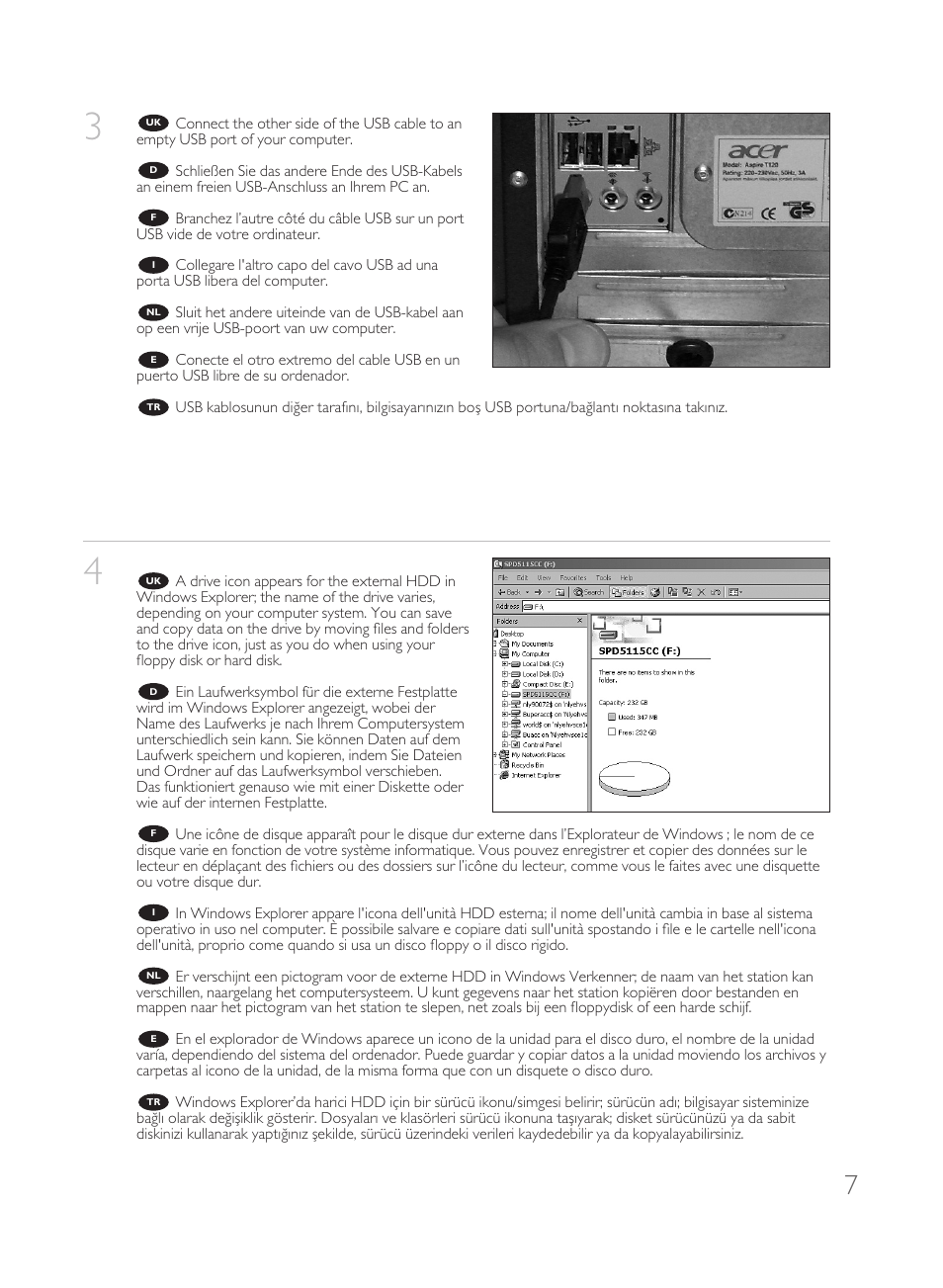 Philips Disco duro externo User Manual | Page 7 / 68