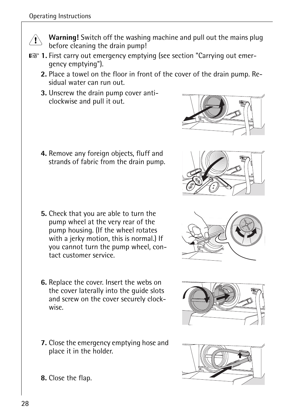 AEG LAVAMAT W 857 User Manual | Page 28 / 52