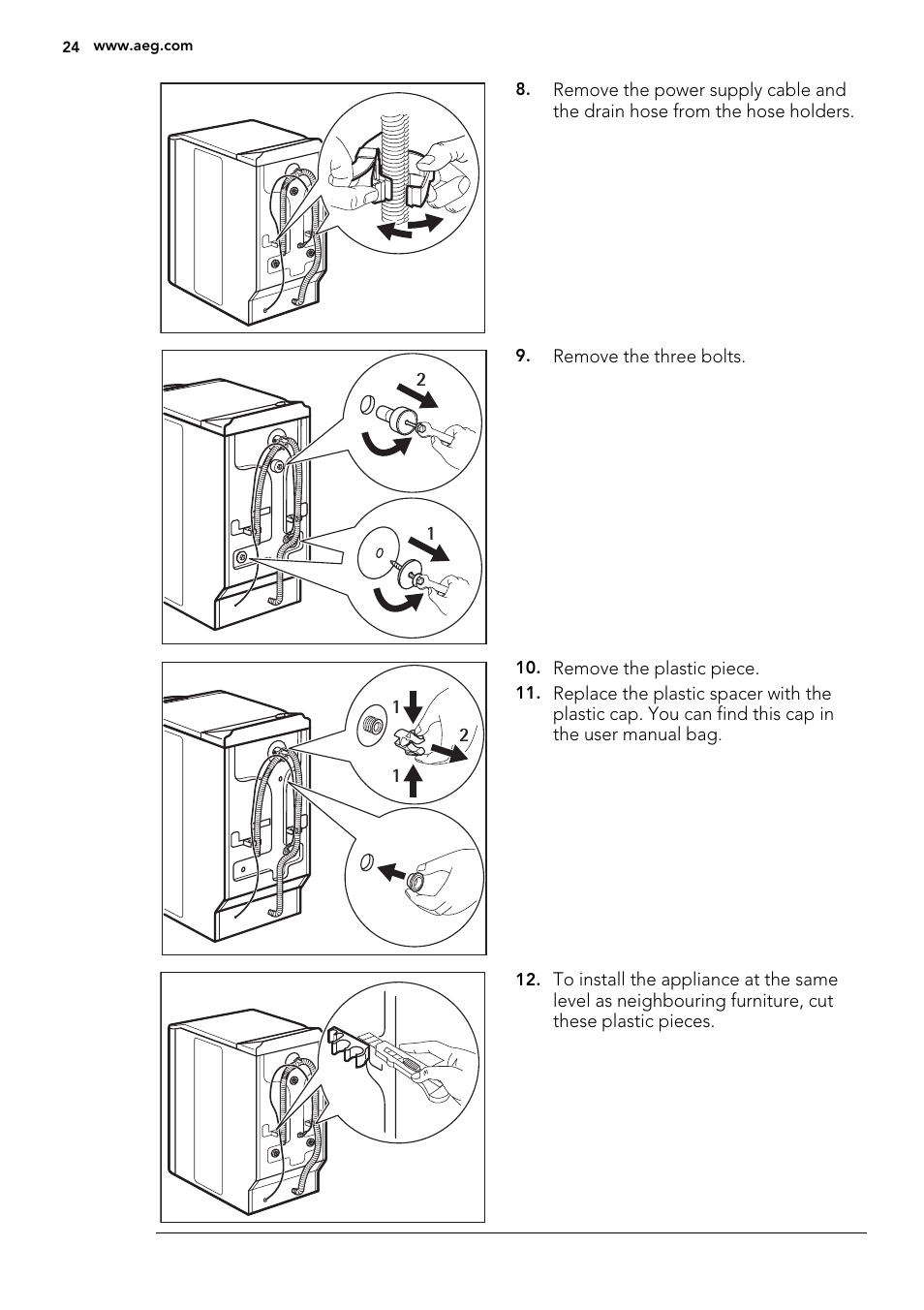 AEG L 60260 TL User Manual | Page 24 / 32