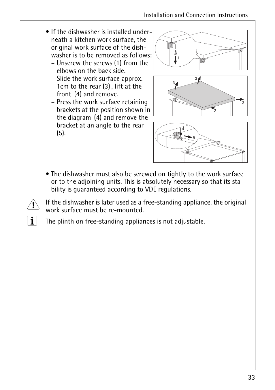 AEG FAVORIT 3A User Manual | Page 33 / 40