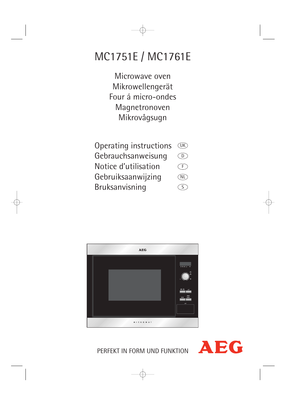 AEG MC1761E  EN User Manual | 32 pages