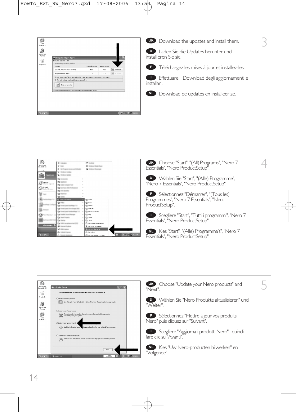 Philips How to for External ReWriters using Nero 7 User Manual | Page 14 / 72