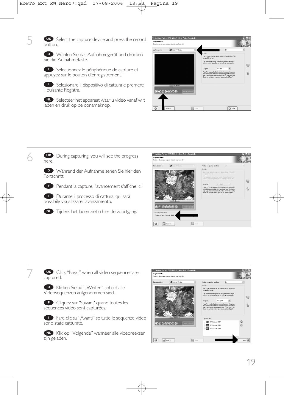 Philips How to for External ReWriters using Nero 7 User Manual | Page 19 / 72