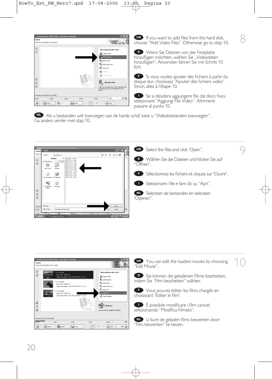 Philips How to for External ReWriters using Nero 7 User Manual | Page 20 / 72