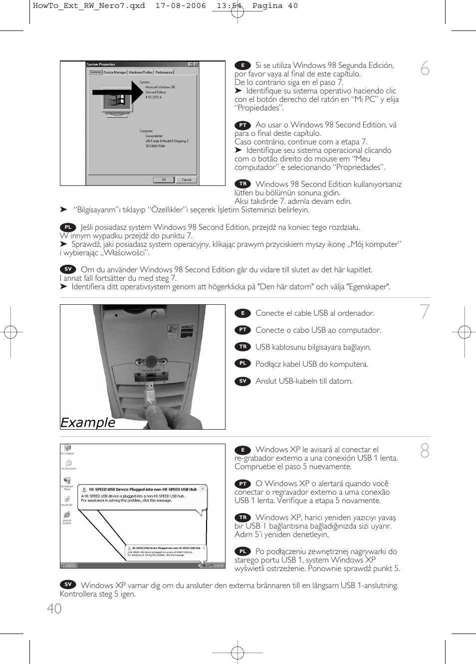 Philips How to for External ReWriters using Nero 7 User Manual | Page 40 / 72