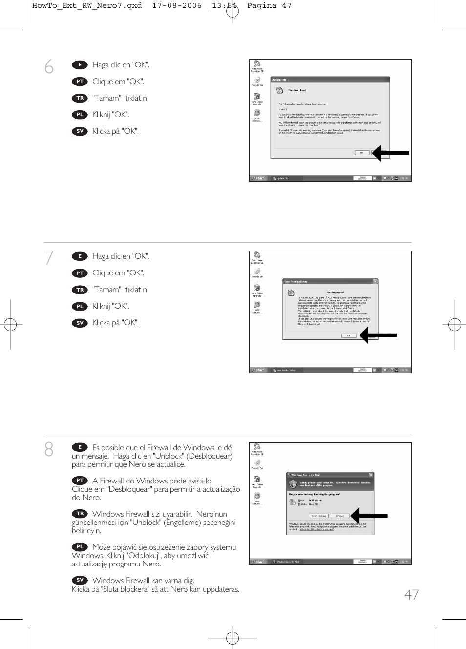 Philips How to for External ReWriters using Nero 7 User Manual | Page 47 / 72