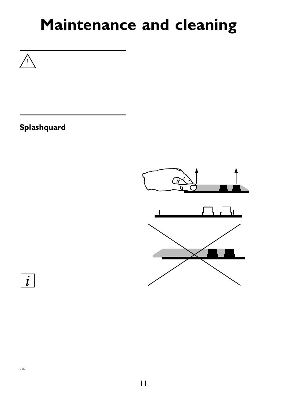 Maintenance and cleaning | AEG 949600686 User Manual | Page 11 / 25