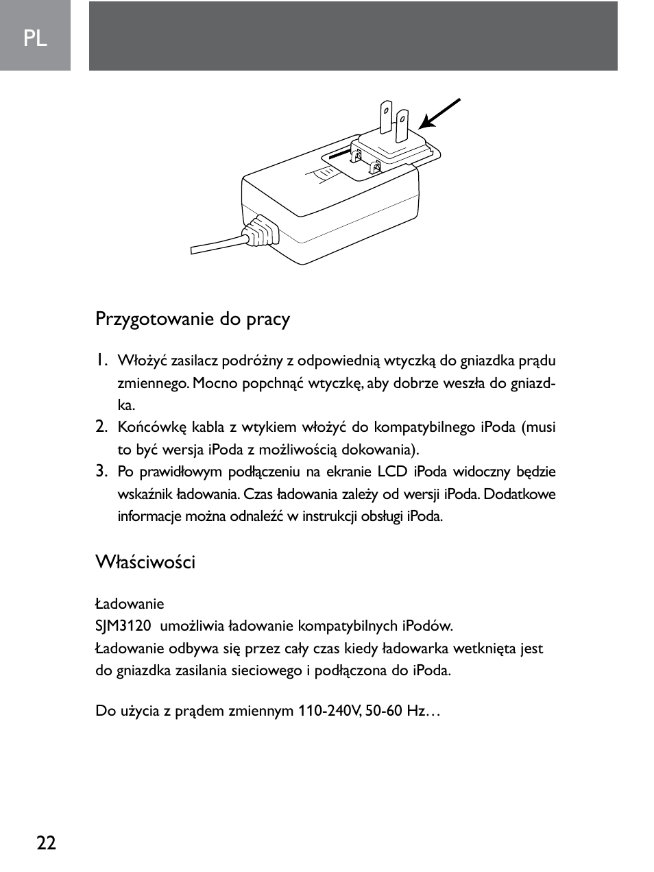 Philips Cargador de pared User Manual | Page 22 / 34