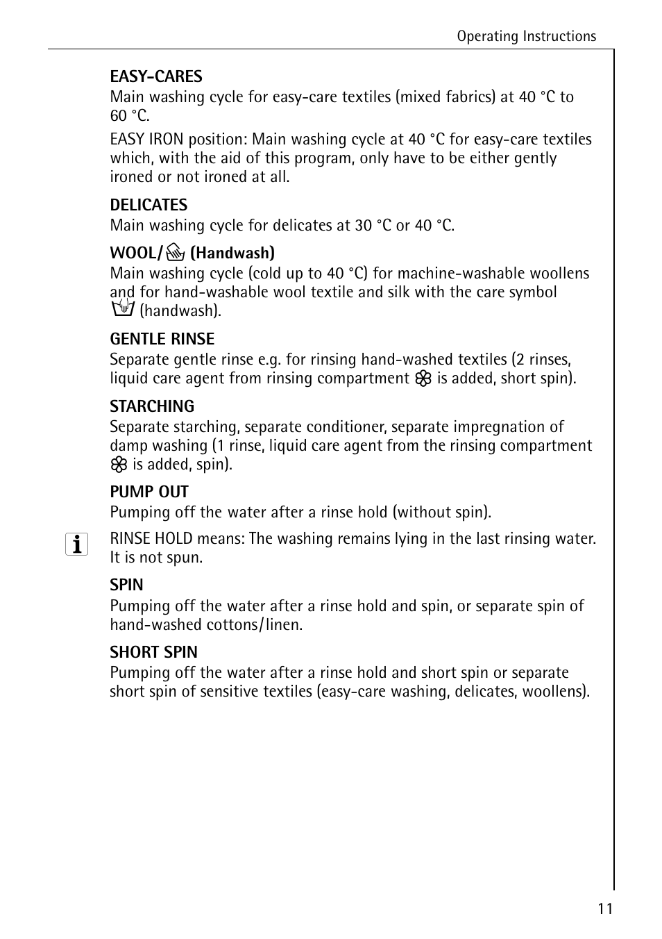 AEG LAVAMAT 72630 User Manual | Page 11 / 56