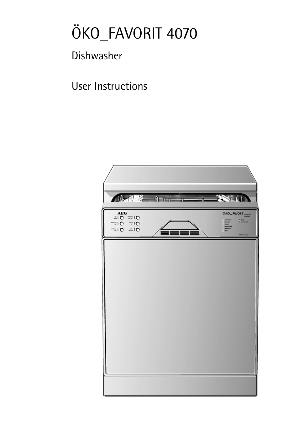AEG 4070 User Manual | 44 pages