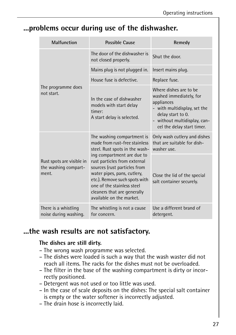 AEG 4070 User Manual | Page 27 / 44
