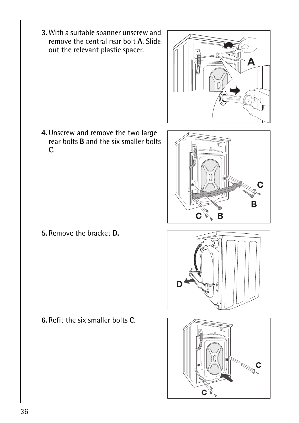 AEG LAVAMAT 88810 User Manual | Page 36 / 48