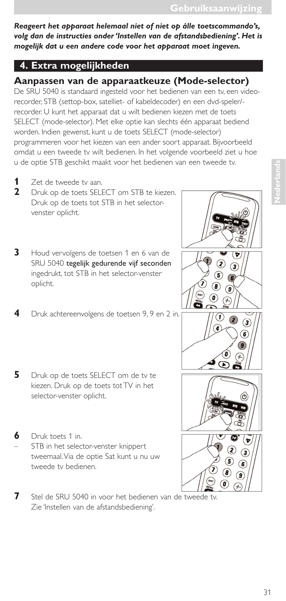 Philips Mando a distancia universal User Manual | Page 31 / 120