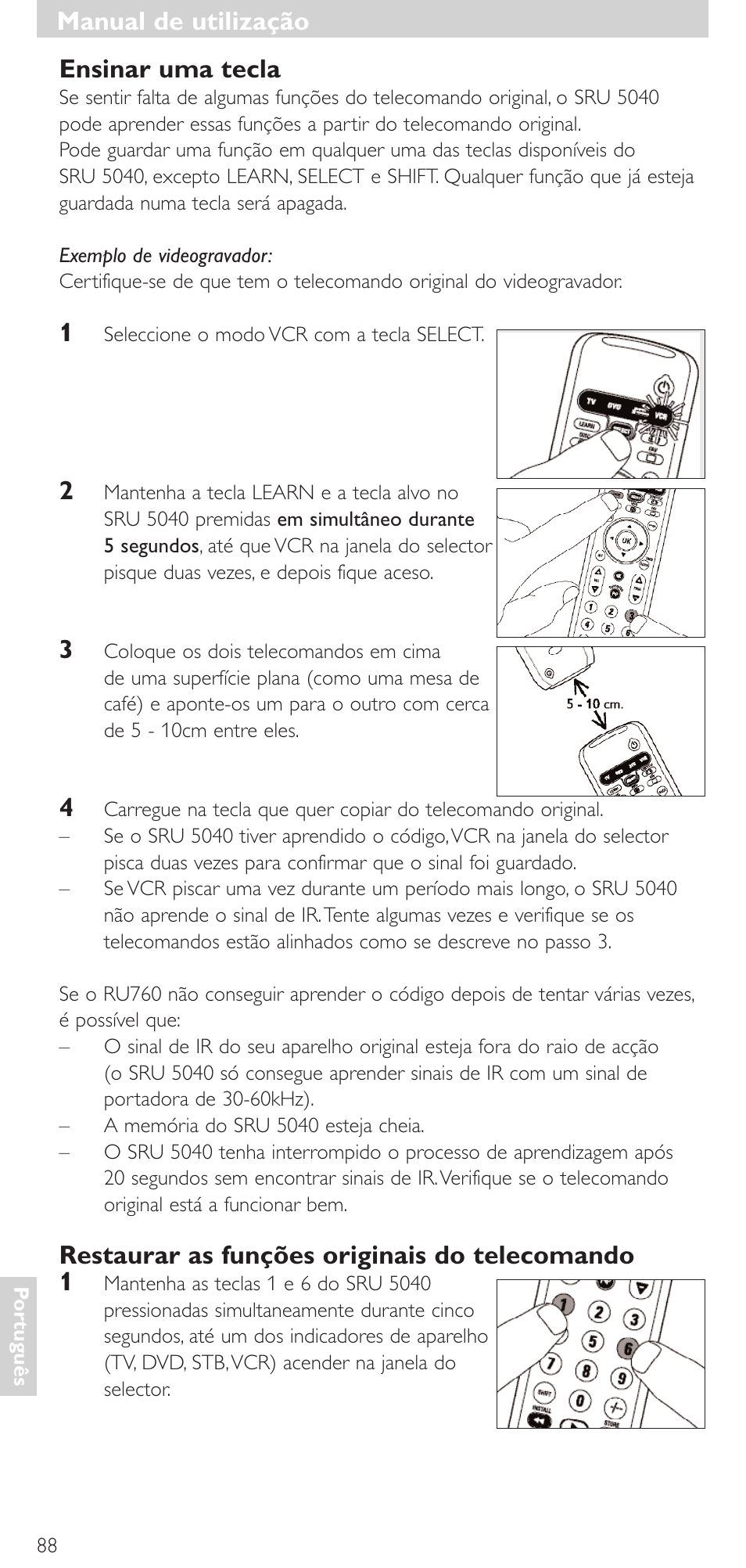 Philips Mando a distancia universal User Manual | Page 88 / 120