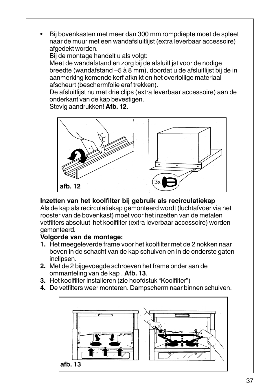 AEG COOKER HOOD DF6260-ML/1 User Manual | Page 37 / 80