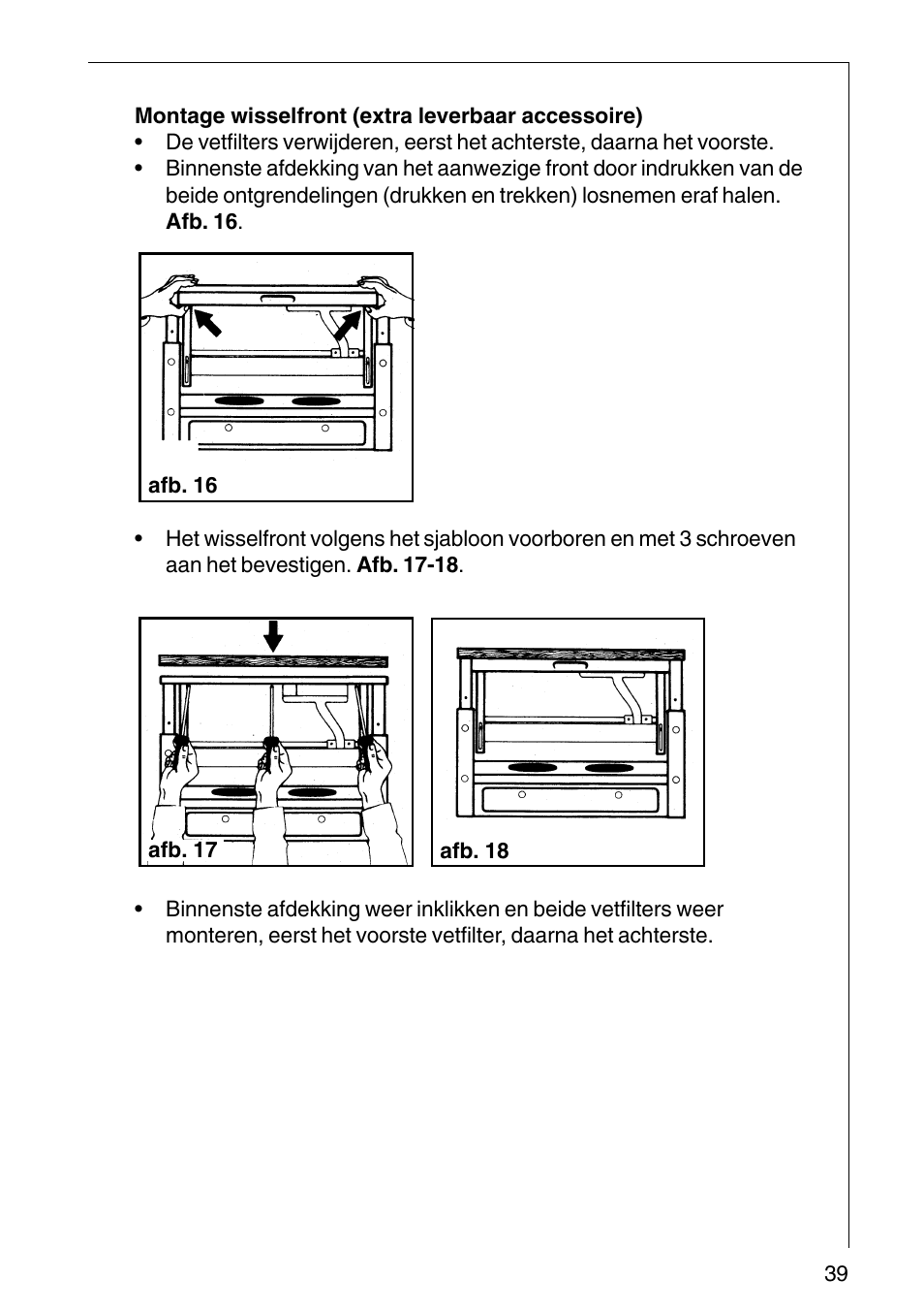 AEG COOKER HOOD DF6260-ML/1 User Manual | Page 39 / 80