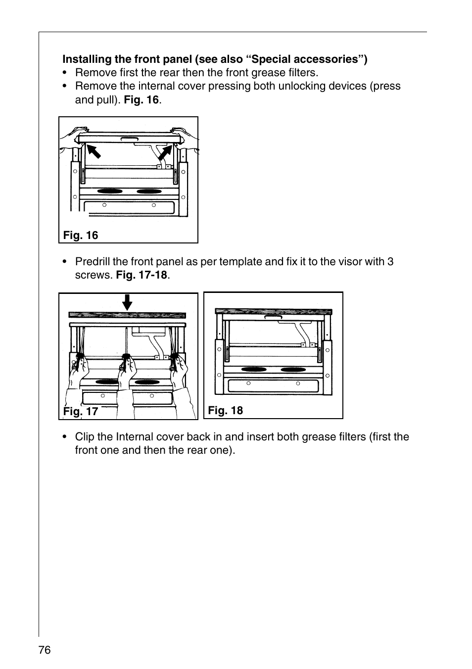 AEG COOKER HOOD DF6260-ML/1 User Manual | Page 76 / 80