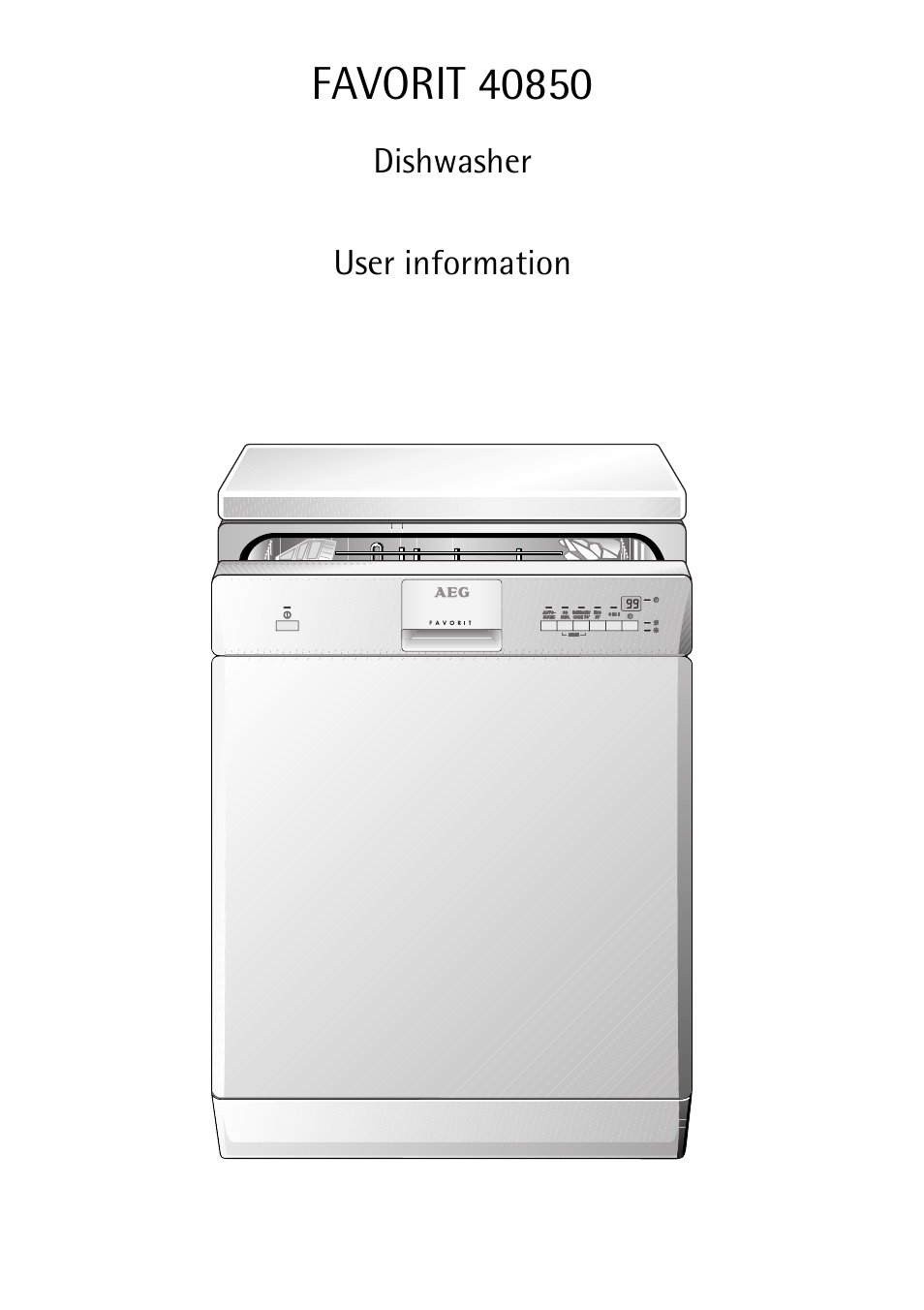 AEG FAVORIT 40850 User Manual | 44 pages