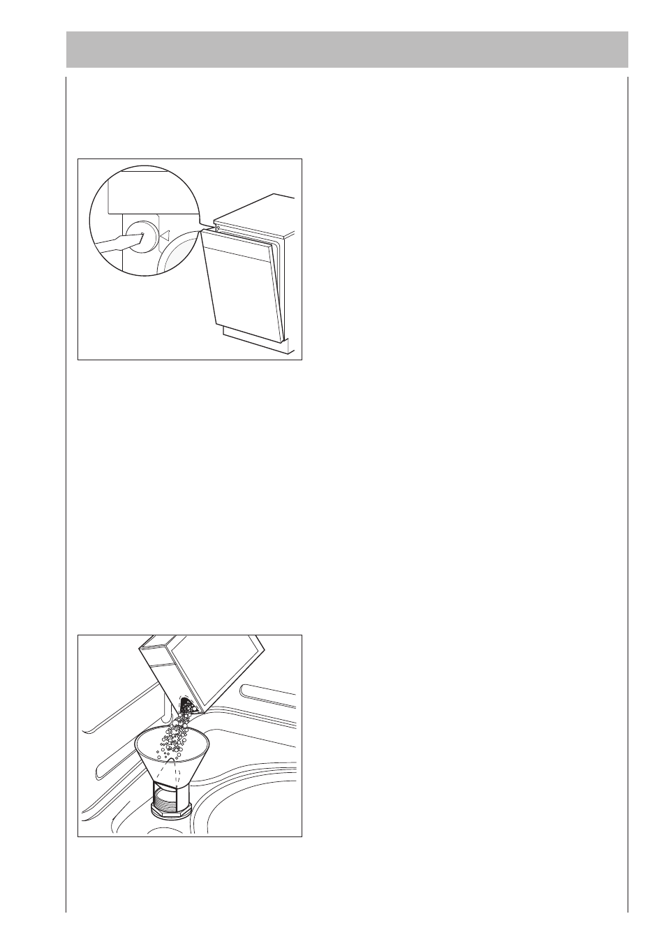 Filling with special salt | AEG FAVORIT 403 User Manual | Page 13 / 32