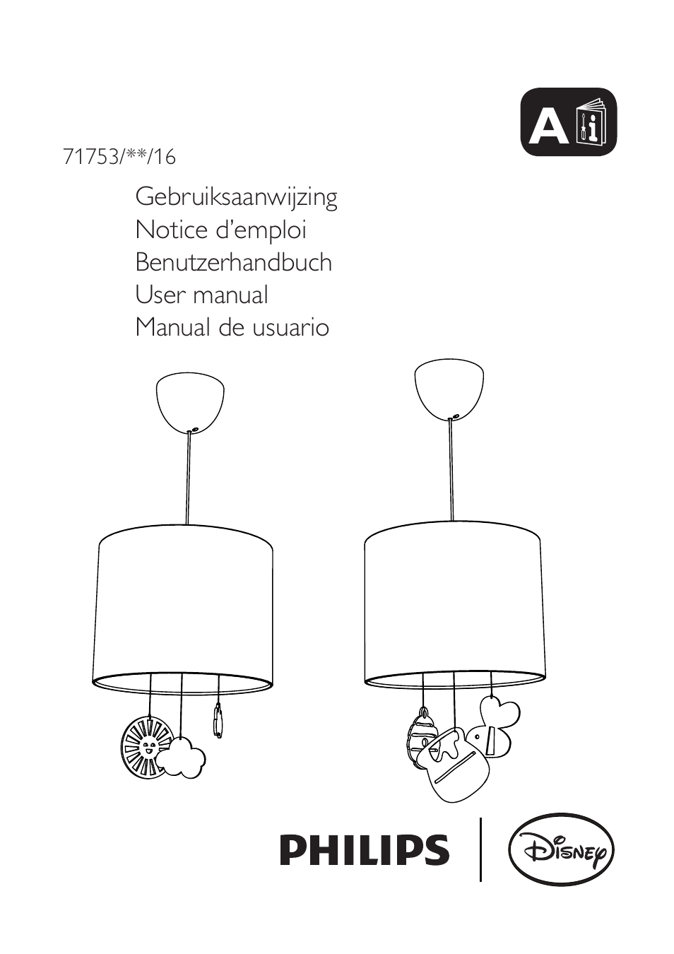 Philips Disney Colgante User Manual | 8 pages
