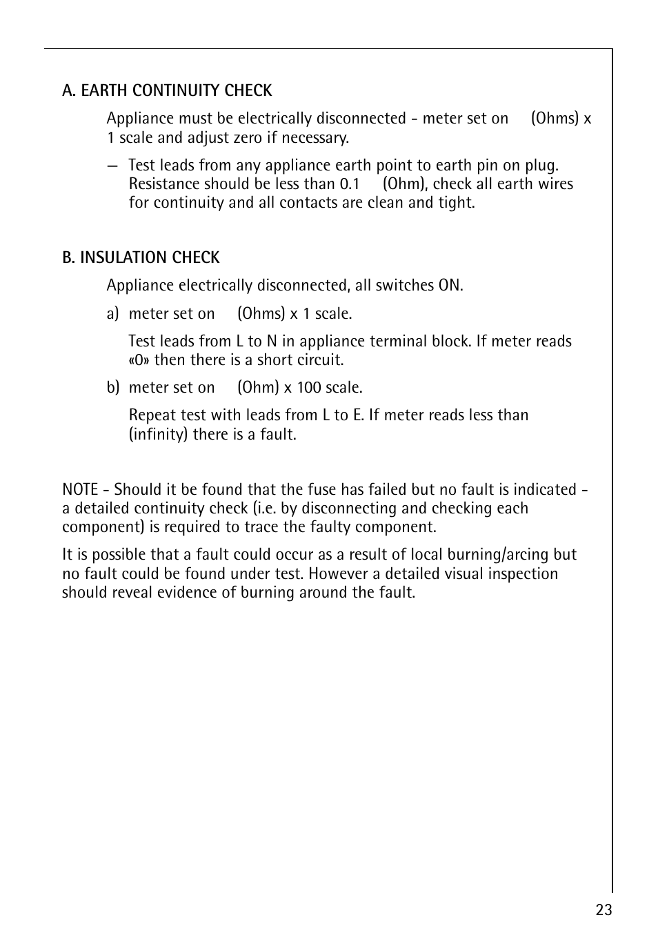 AEG 35601G User Manual | Page 23 / 26