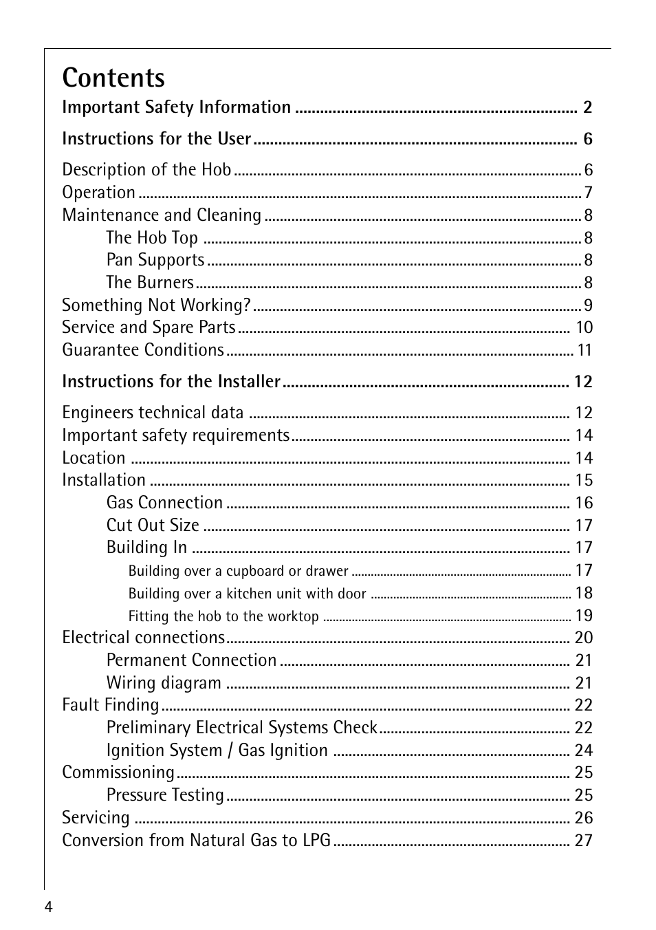 AEG 35601G User Manual | Page 4 / 26