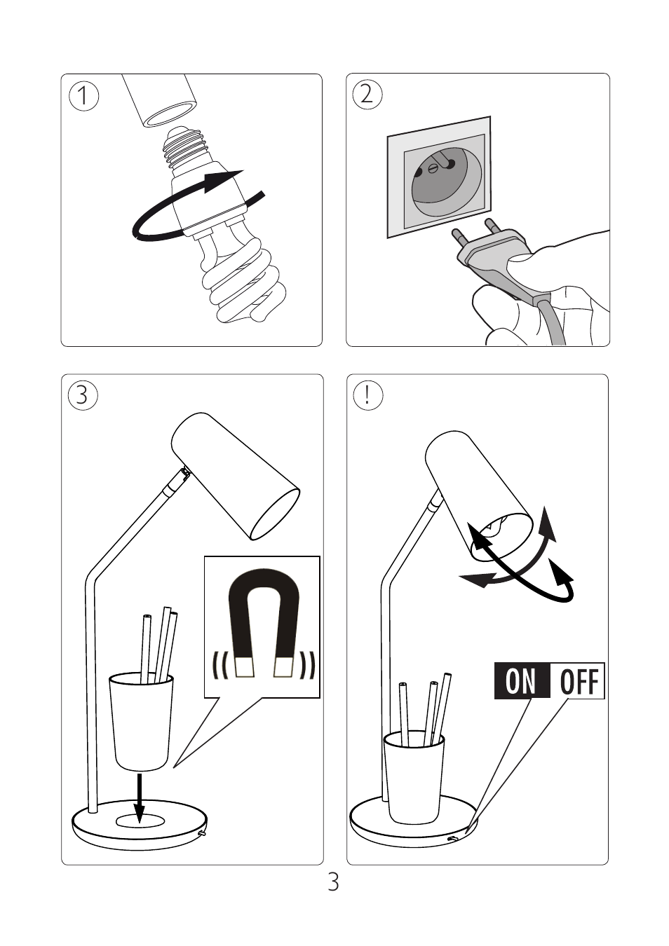 Philips myHomeOffice Lámpara de mesa User Manual | Page 3 / 4