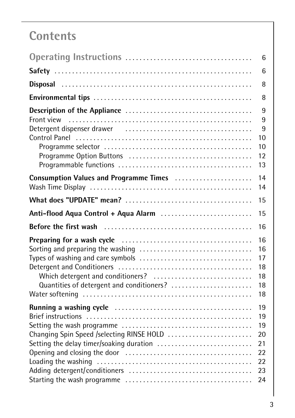 AEG LAVAMAT 86741 User Manual | Page 3 / 60