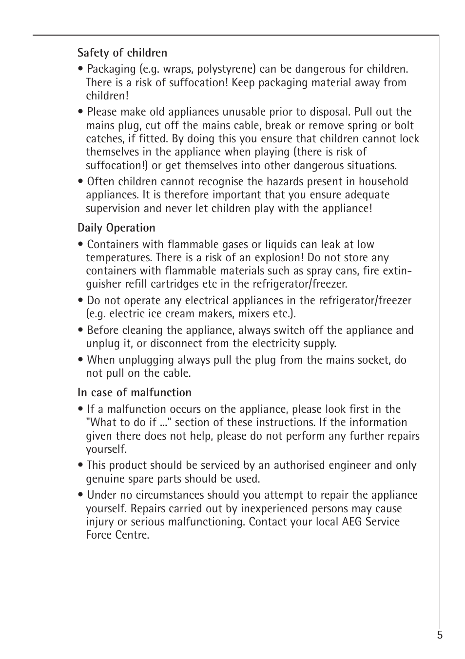 AEG 66000I User Manual | Page 5 / 28