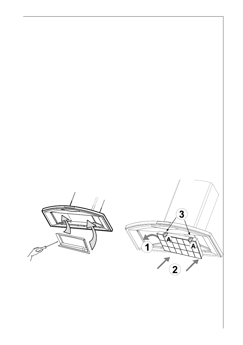 Charcoal filter | AEG 8361 D User Manual | Page 9 / 18