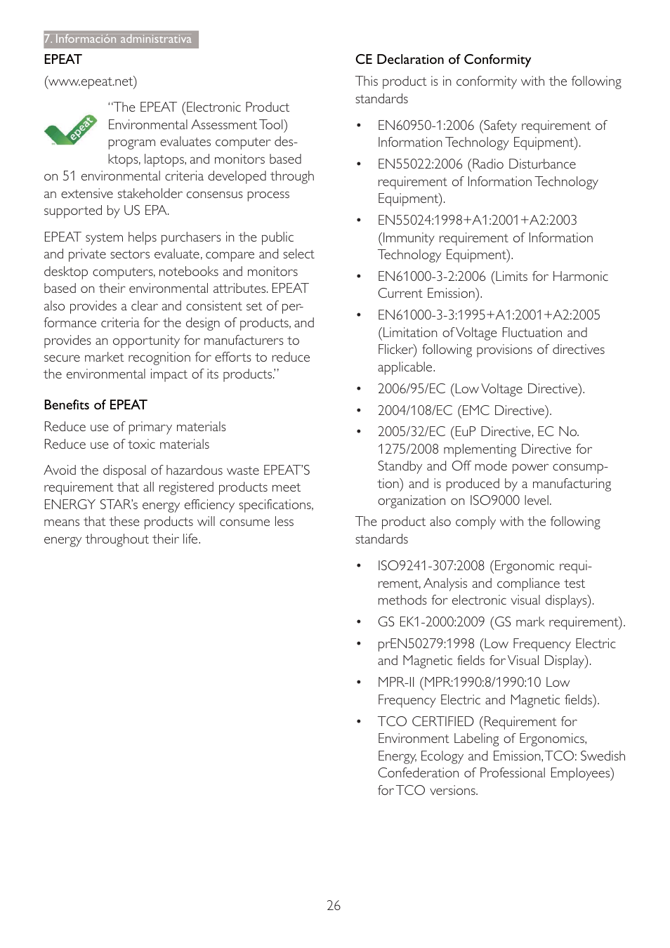 Philips 227E3Q User Manual | Page 27 / 44